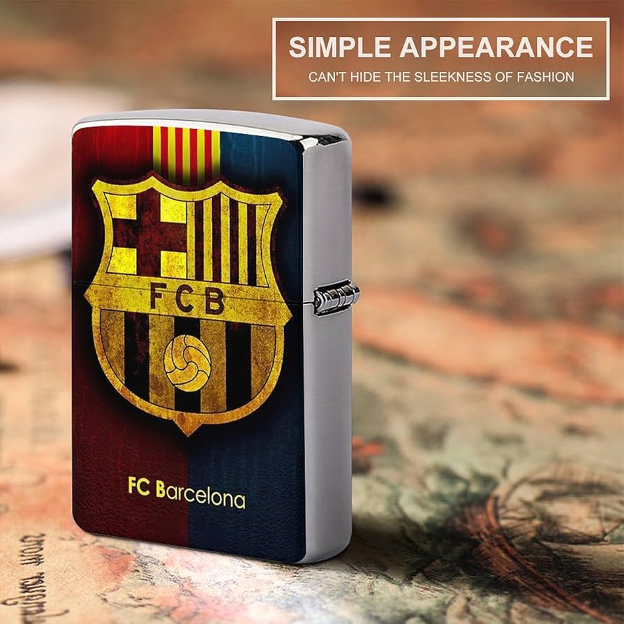 FC Barcelona バルセロナ　Zippoライター FC Barcelona BARCA 19 Messi Double Sided Limited No.0174